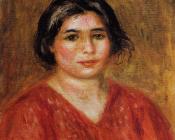 皮埃尔 奥古斯特 雷诺阿 : Gabrielle in a Red Blouse